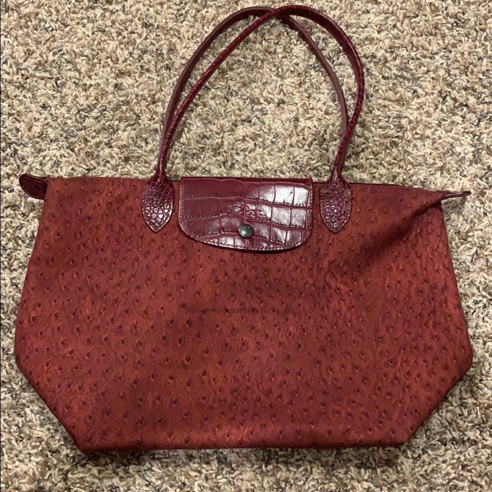 Longchamp Red Shoulder Bag